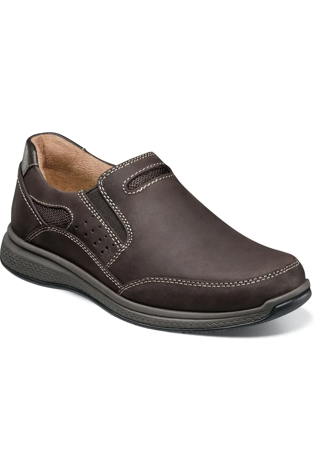 Детские слипоны на плоской подошве Great Lakes Sport Florsheim, Brown Chocolate