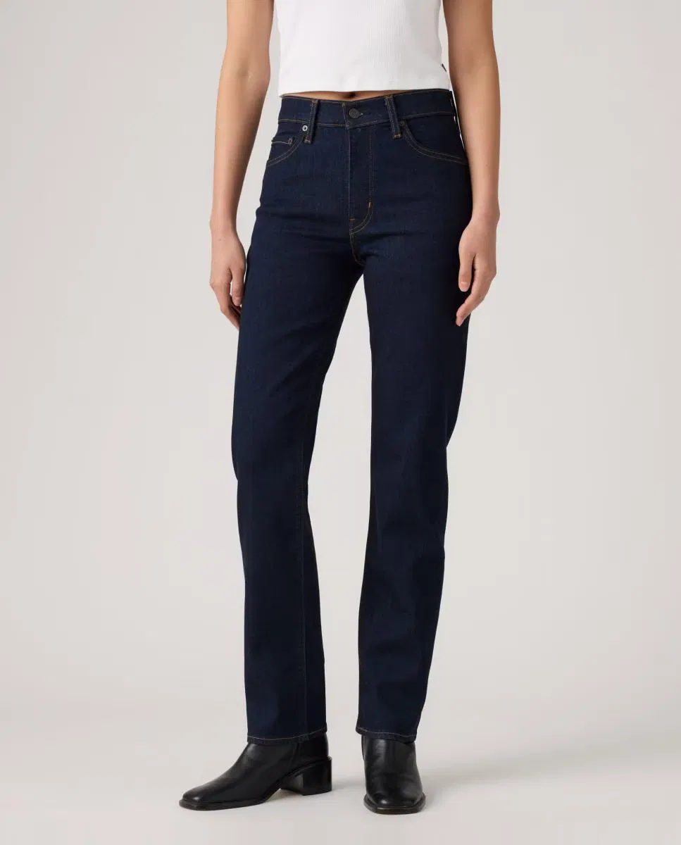 Женское узкие джинсы, Vaquero Pitillo 722 High Rise Slim Tiro Alto, Levi's, Azul índigo — фото 3
