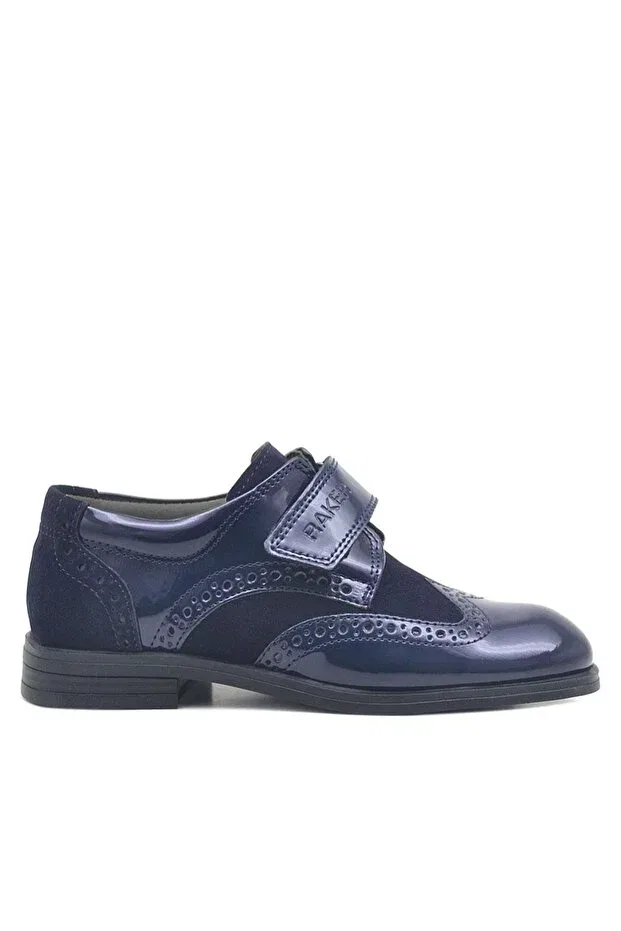 Детские туфли для мальчиков из искусственной кожи Titan Rakerplus, Navy Blue — фото 3