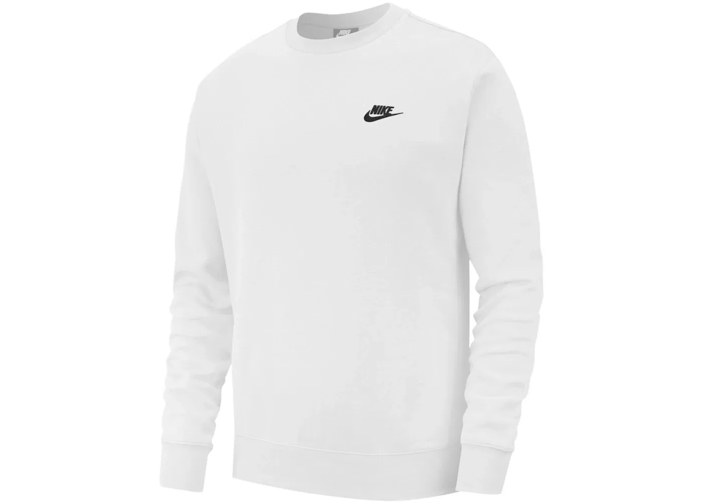 Мужской свитшот с длинным рукавом Crewneck Nike, White/Black
