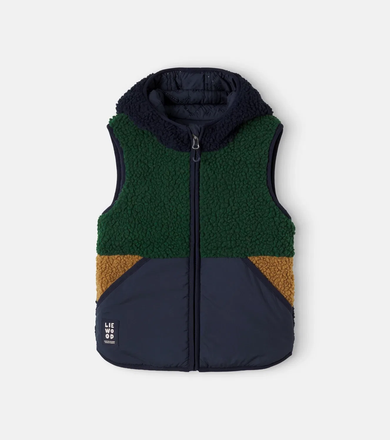 Двусторонний стеганый жилет Classic Navy Mix Liewood, мультиколор — фото 4