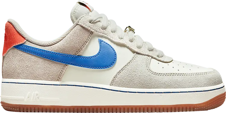 

Кроссовки Nike Wmns Air Force 1 '07 SE 'First Use 'Sail Royal', кремовый, Бежевый, Кроссовки Nike Wmns Air Force 1 '07 SE 'First Use 'Sail Royal', кремовый