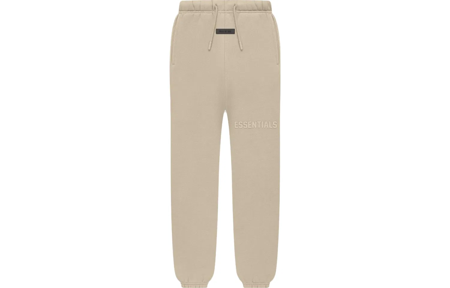 Детские спортивные штаны из трикотажа Athflow Fear Of God Essentials, Beige Gray