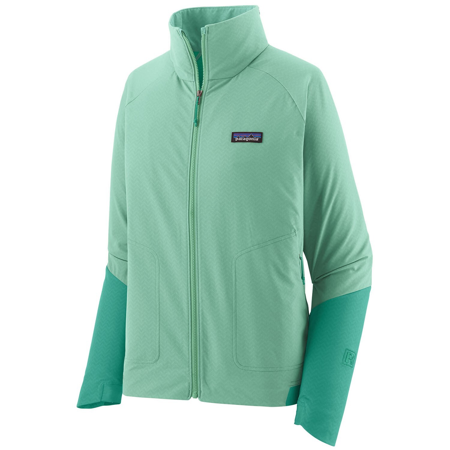 

Куртка Patagonia R1 CrossStrata, бирюзовый, Зеленый, Куртка Patagonia R1 CrossStrata, бирюзовый