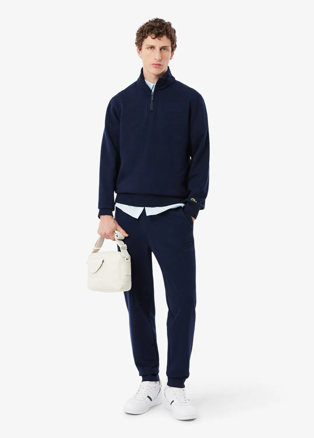 Спортивные штаны Lacoste Tapered Fit, Lacivert, Зауженный крой, Темно-синий — фото 2