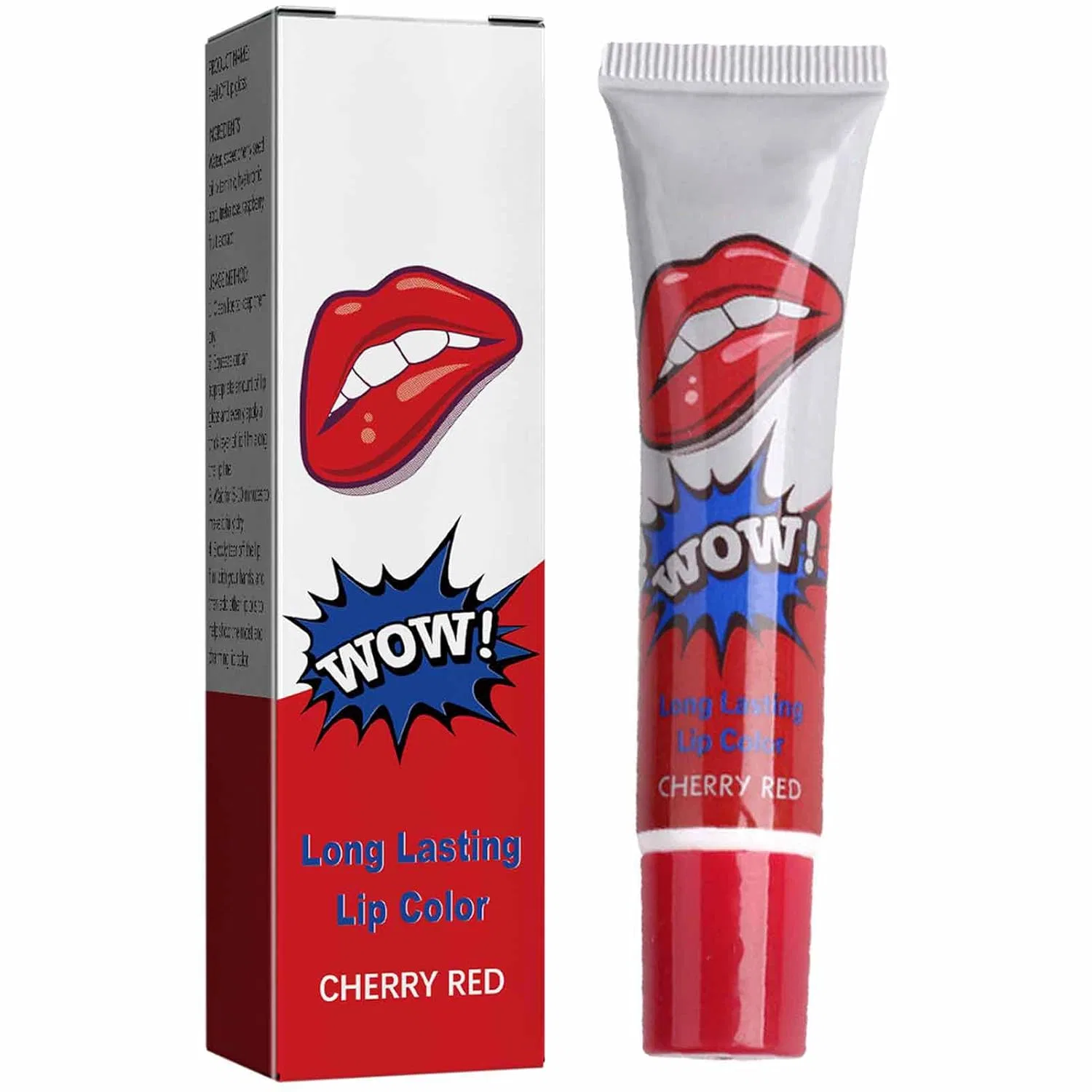 Отрывной блеск для губ Luckxing, 15 мл, Cherry red