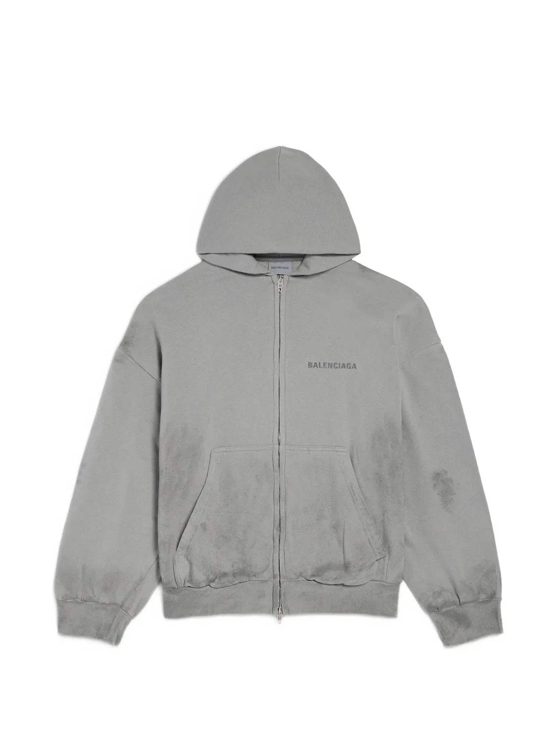Толстовка с логотипом Balenciaga, серый