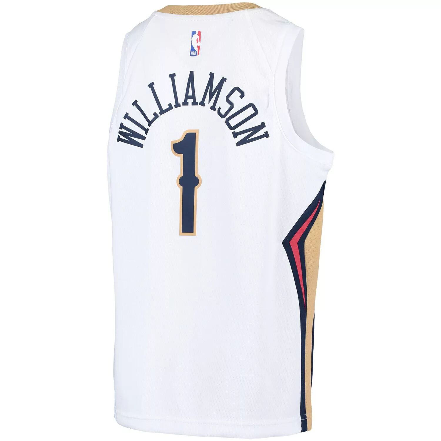 Молодежная белая майка игрока Nike Zion Williamson New Orleans Pelicans Swingman — Association Edition Nike — фото 3