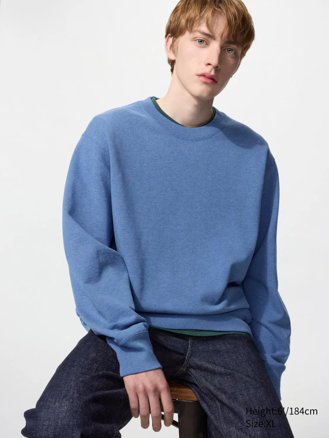 Толстовка Uniqlo, повседневная одежда, синий
