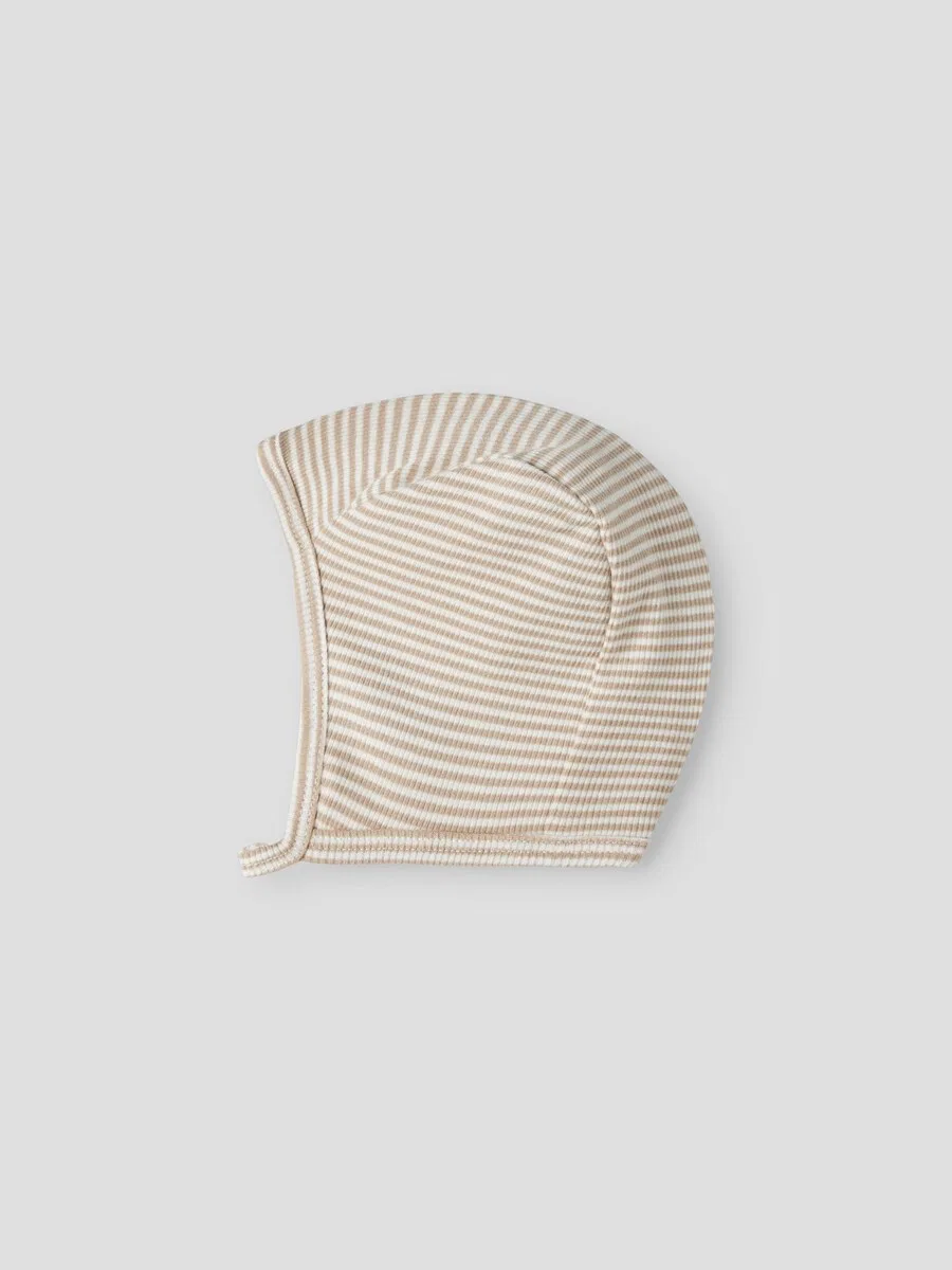 Набор NAME IT 'NBNBERRO R LS BODY SET WITH HAT' белого цвета — фото 3