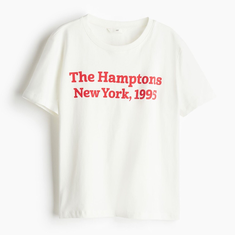 

Футболка H&M Cotton The Hamptons, белый