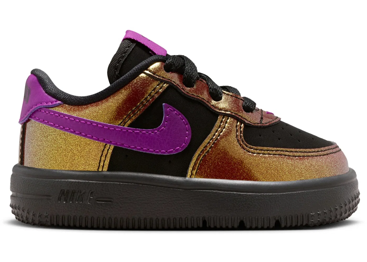 Детские кроссовки Lifestyle Nike Force 1 Low LV8 4, Black/Bold Berry