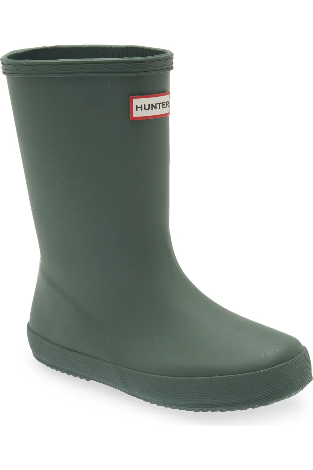 Детские сапоги резиновые с амортизирующей стелькой First Classic Rain Boot Hunter, Hntrgreen