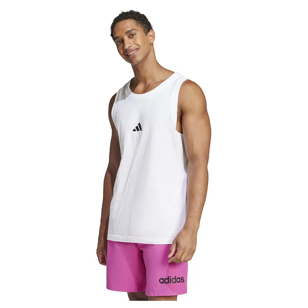 Футболка без рукавов Adidas Essentials Small Logo, белый