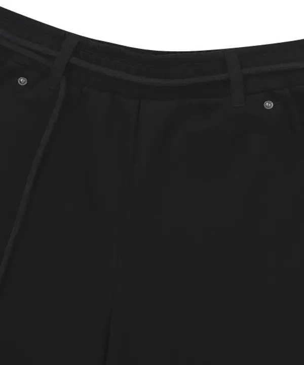Шорты с грубым кроем, W Superdry, черный — фото 3