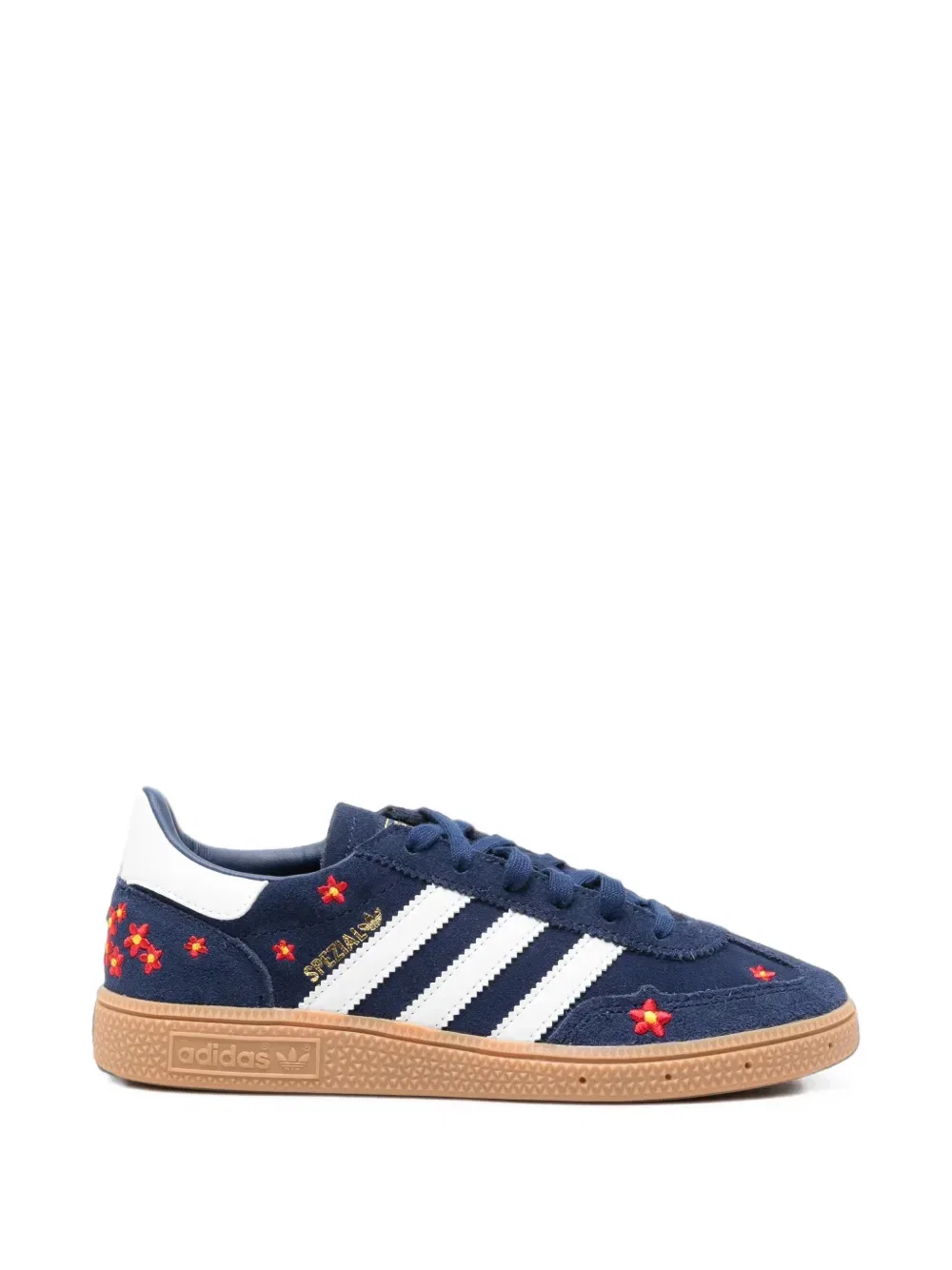 Кроссовки Handball Spezial с цветочной вышивкой adidas Kids, синий
