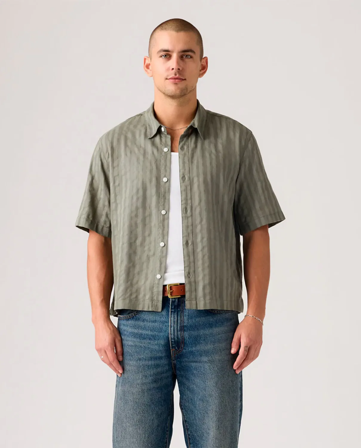 Мужская рубашка с коротким рукавом с принтом Levi's, Multicolor