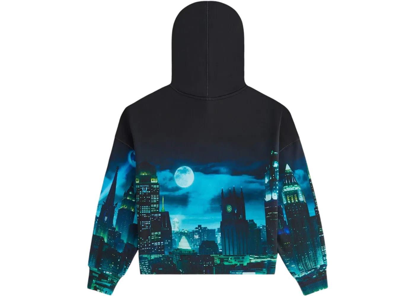 Детский худи с длинным рукавом Kith x Batman Kids Gotham Nelson Hoodie, Black — фото 2