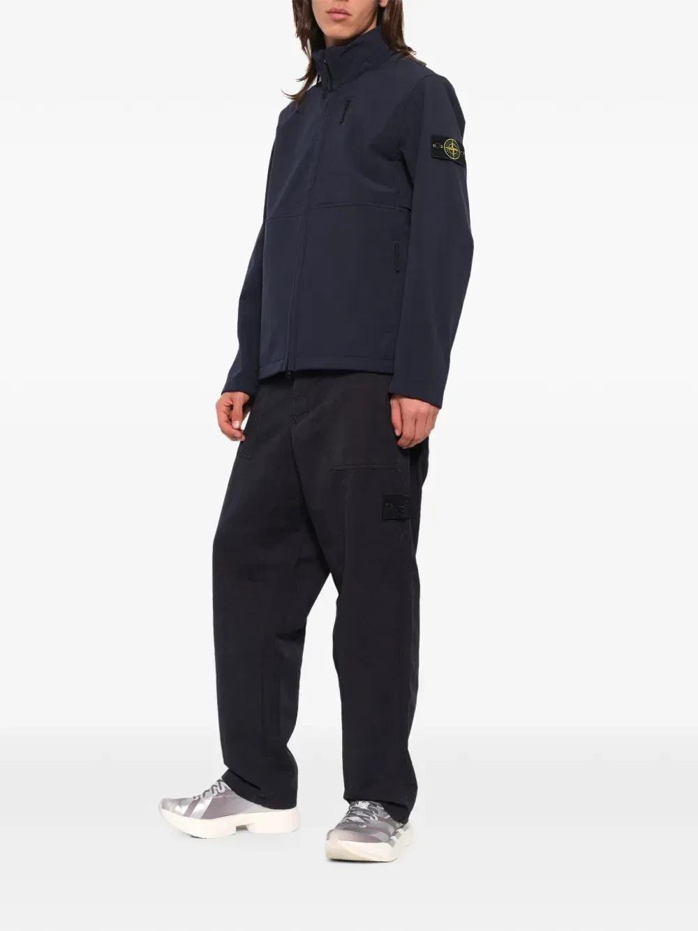 Куртка из ткани софтшел Stone Island, синий — фото 3