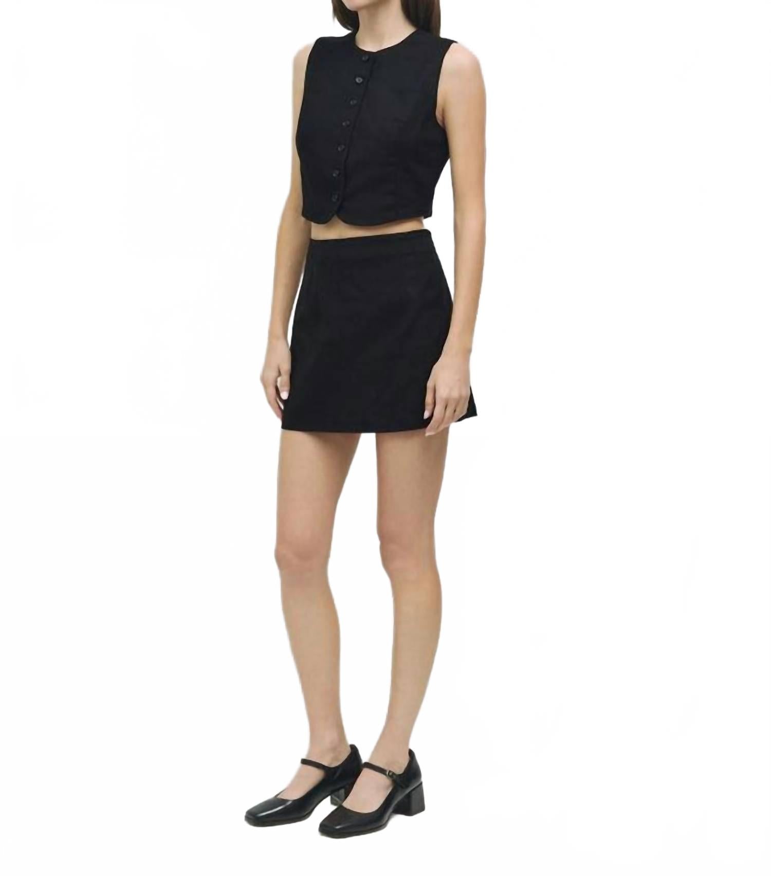 

MOD REF Жилет Silvy на пуговицах, черный