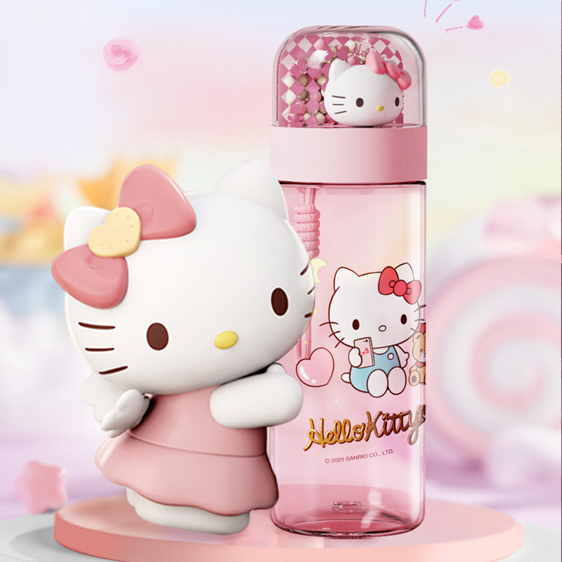 Пластиковый стакан Dreamy Landscape Space Cup 520ML Sanrio, Phantom Scene 3221 Space Cup, Kuromi (Shopping Bag Greeting Card Sticker) — фото 3