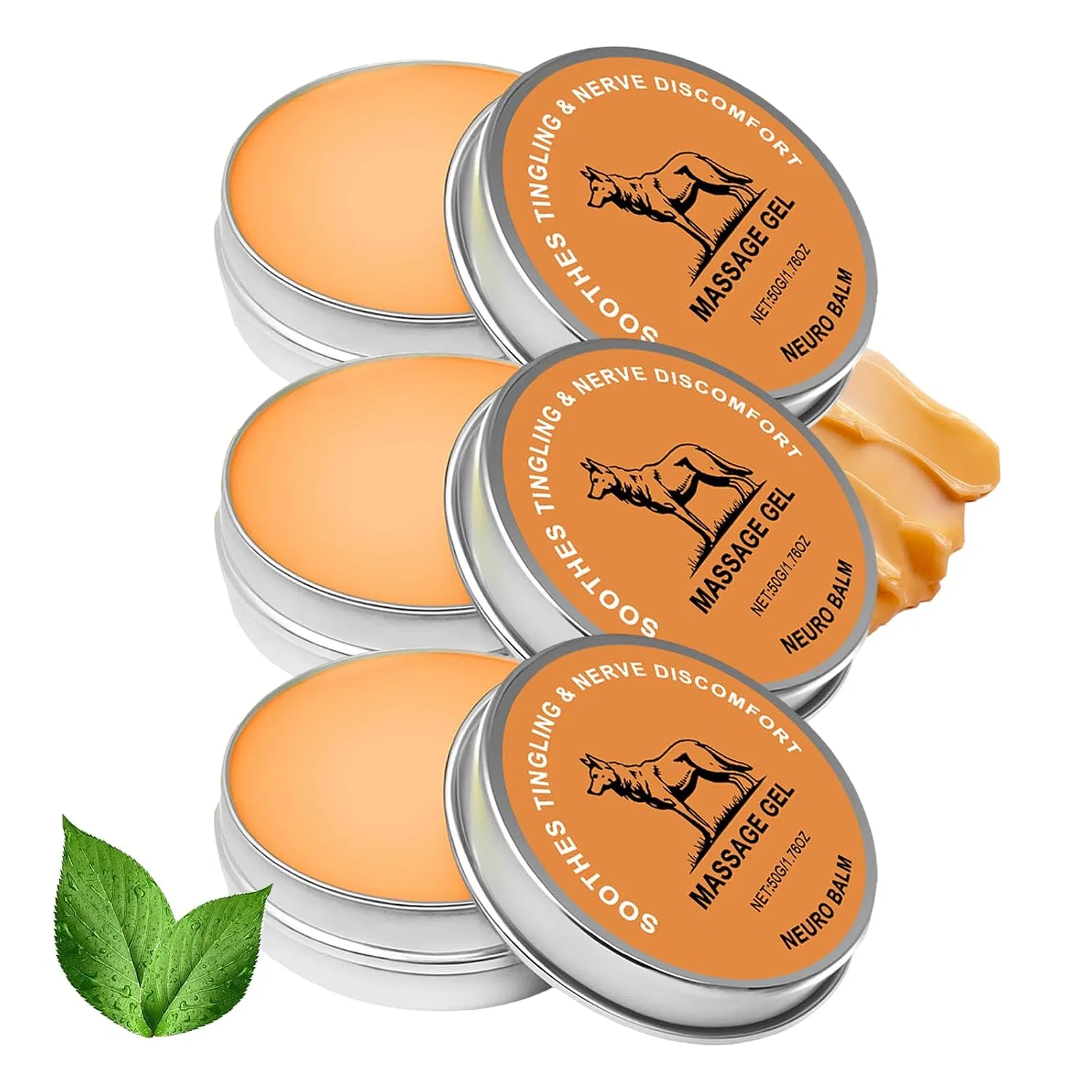 Крем для тела массажный Neuro Balm, 3 шт, 50 г, UZQL