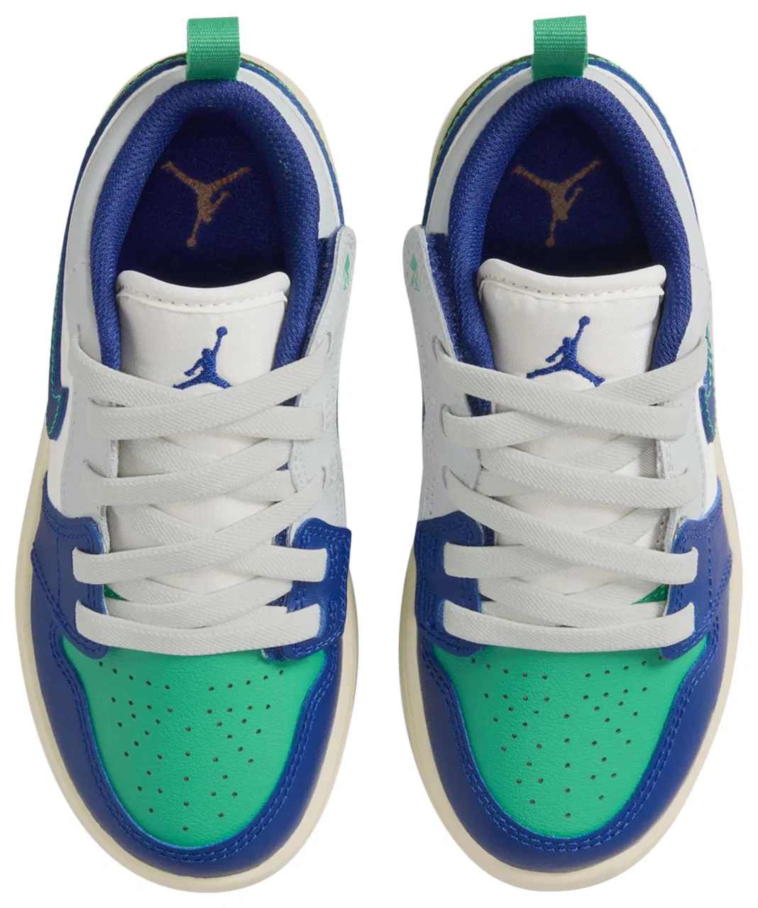 Кроссовки для мальчиков AJ 1 Low Jordan, цвет Blue/Tan — фото 4