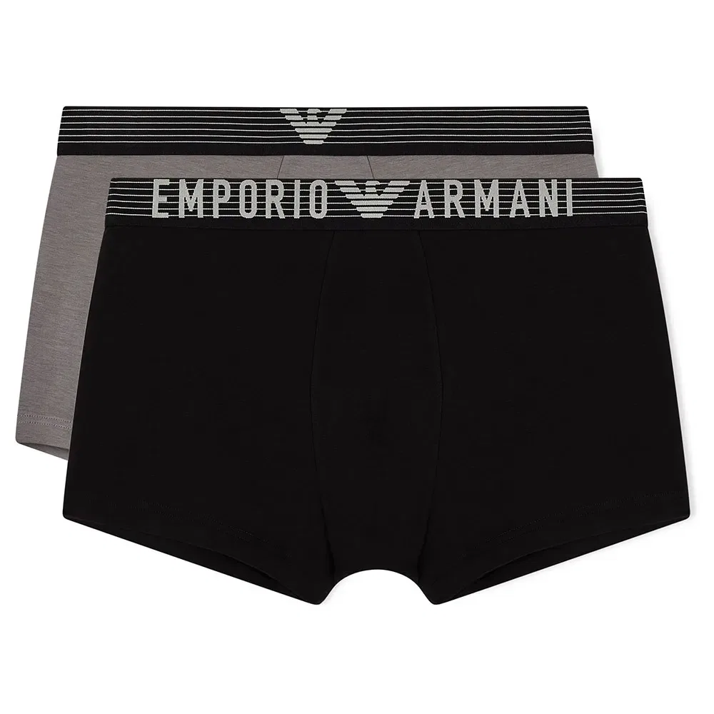Мужские трусы-слипы с принтом Emporio armani, Grey