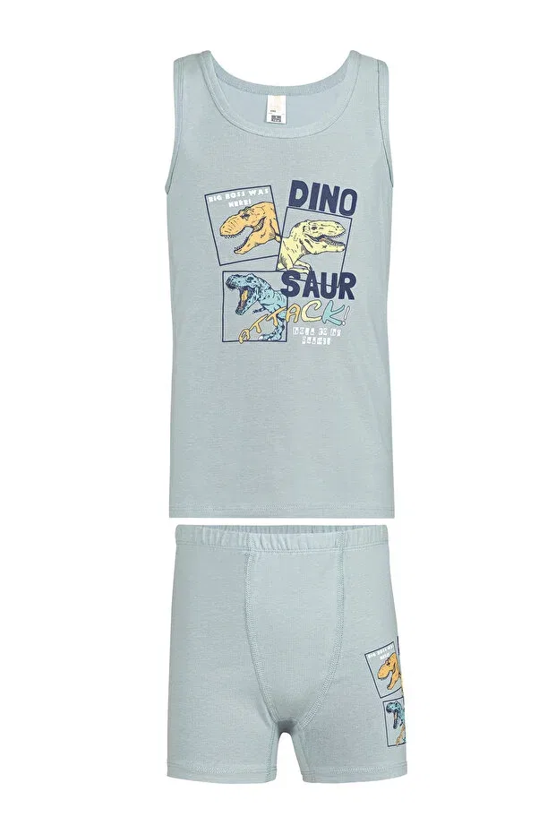 Детский комплект нижнего белья для мальчиков с принтом Özkan Underwear, Mixed Pattern — фото 3