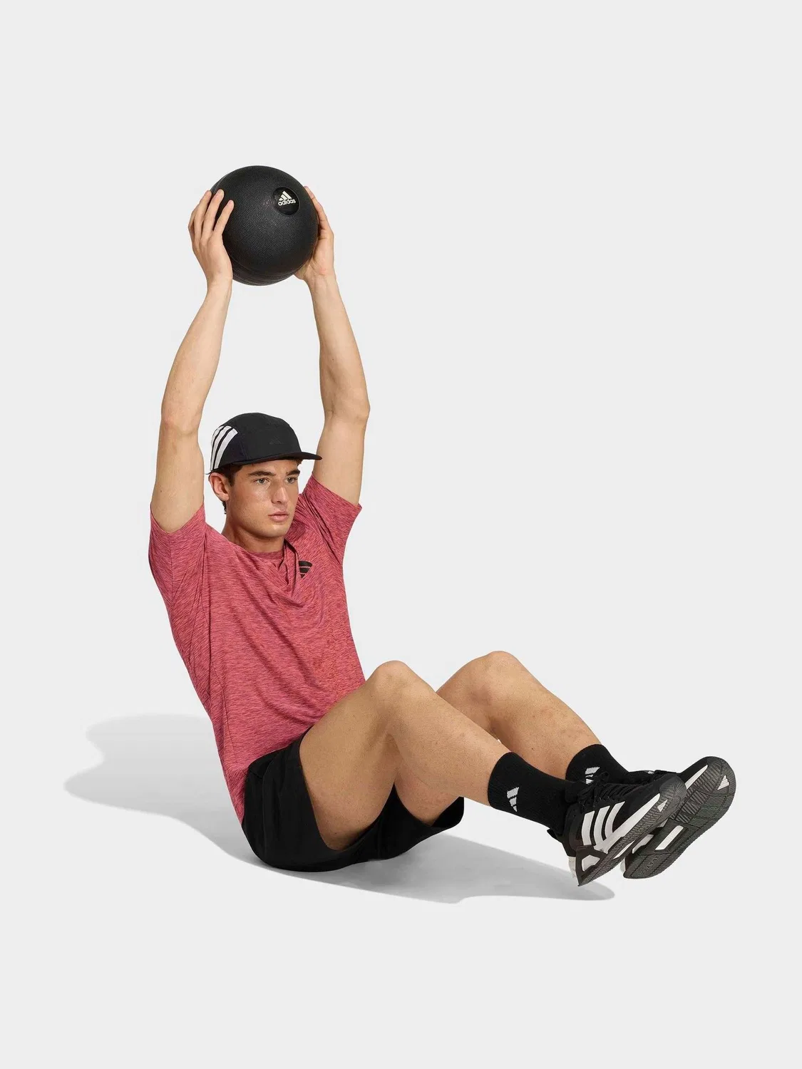 Футболка тренировочная Flex adidas, розовый — фото 3