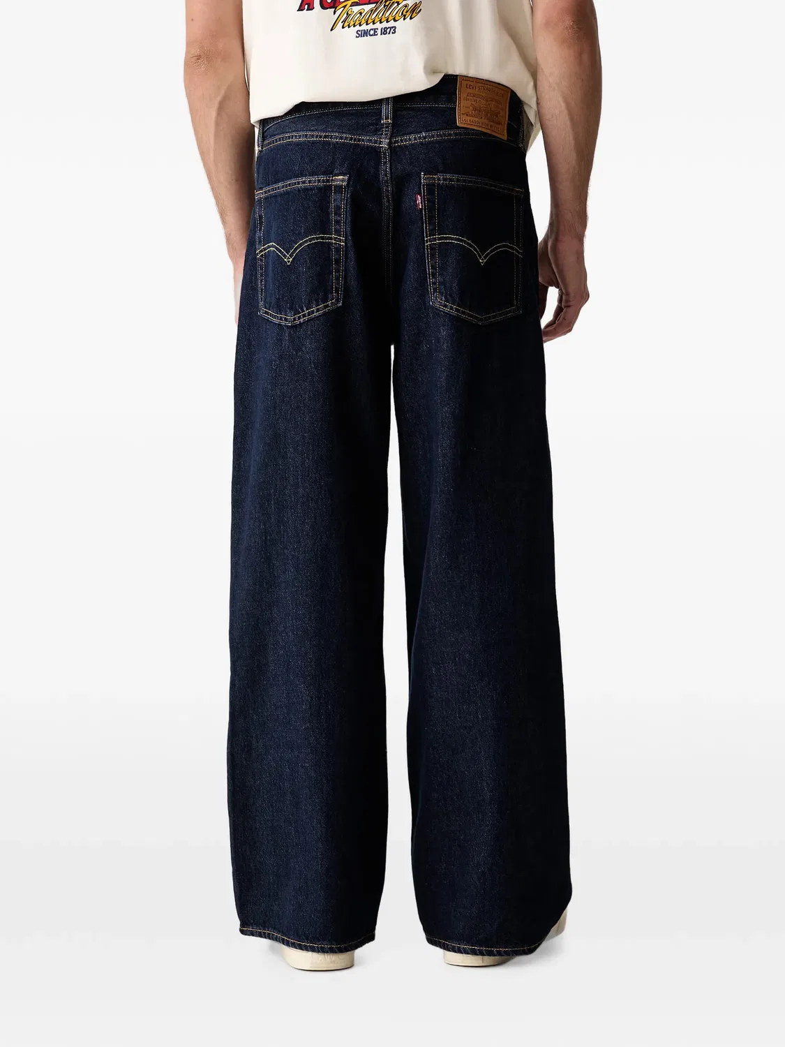 Джинсы бэгги синего цвета Levi's, синий — фото 2