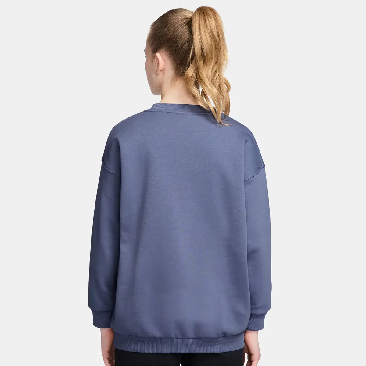 Детская худи для девочек из флиса Sportswear Club Fleece Nike, Azul — фото 2