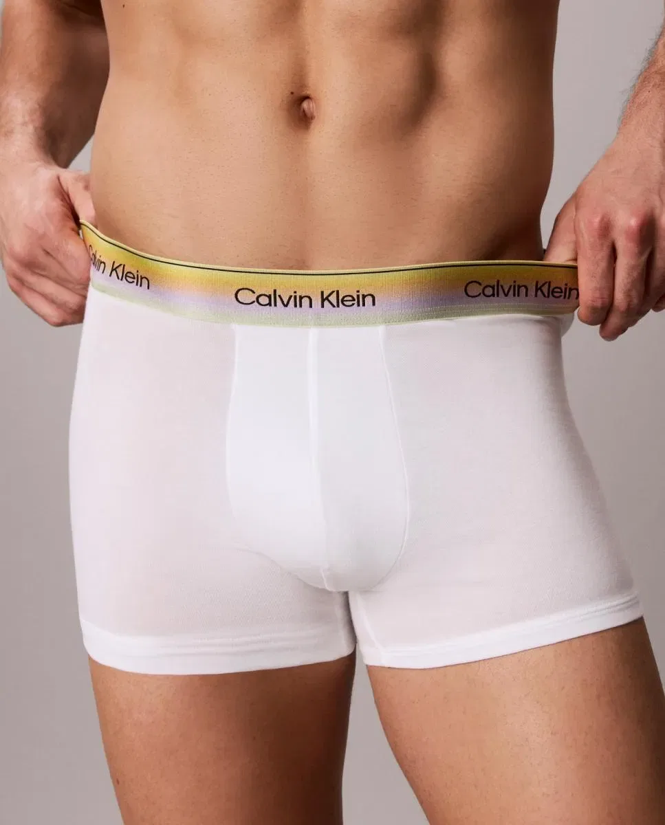 Мужские боксеры из хлопка Calvin Klein, Blanco — фото 3