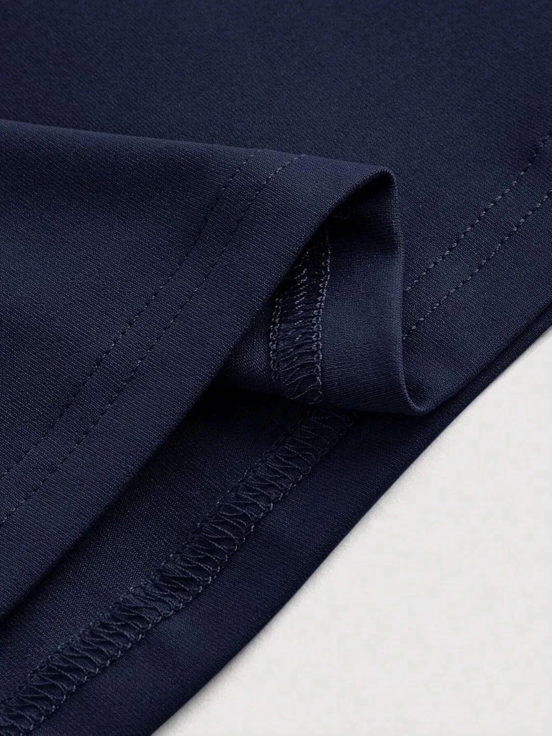 Женское летнее мини-платье A-line с завязкой на талии Halter, Navy Blue — фото 3