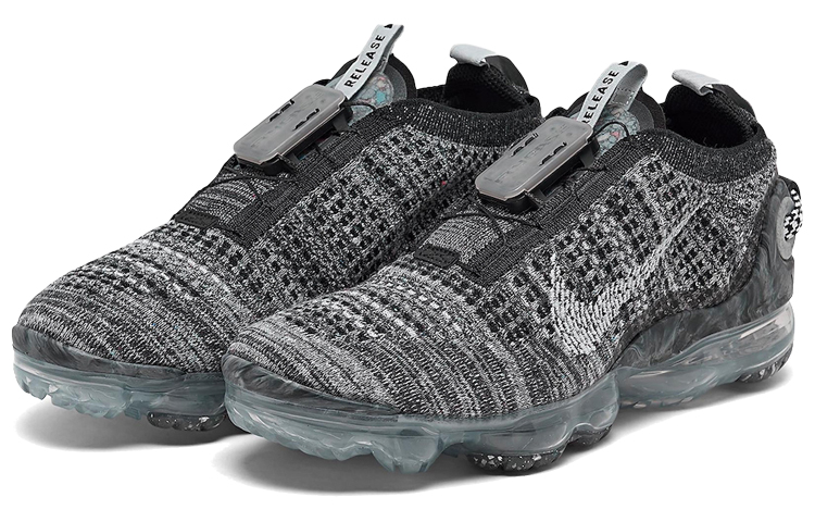 Кроссовки Nike Air VaporMax 2020 Flyknit Oreo, серый — фото 2