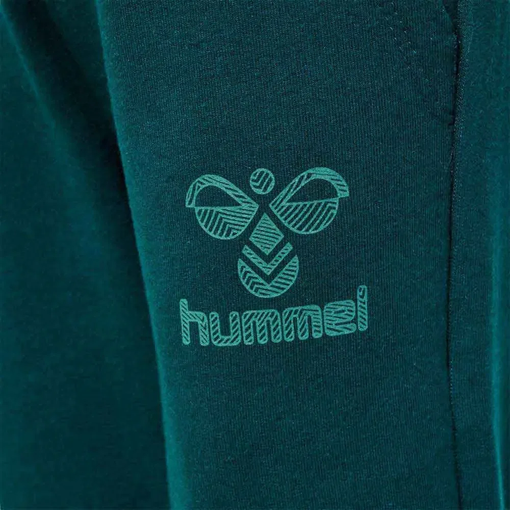 Детские спортивные штаны с утяжкой Hummel Fastwo, Green — фото 4