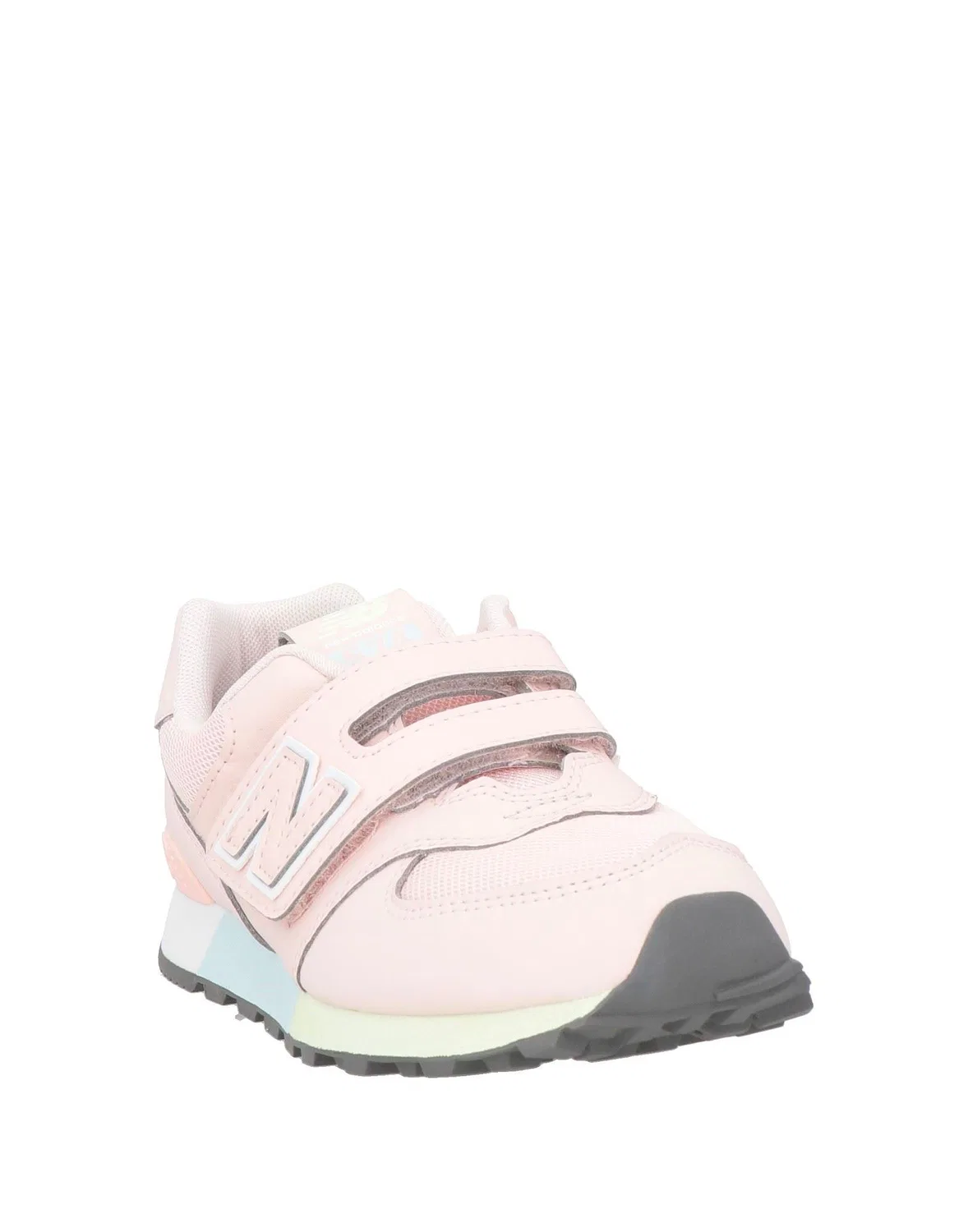 Детские кроссовки для девочек на липучках New Balance, Light Pink — фото 2