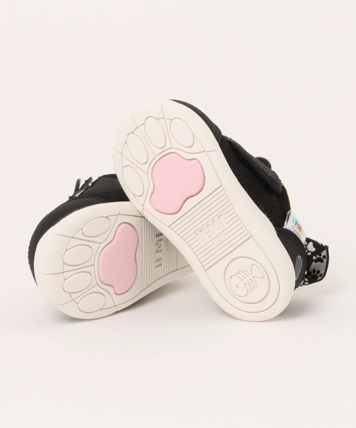 Детские кроссовки с одним ремнем модель Bear IFME, Black — фото 3