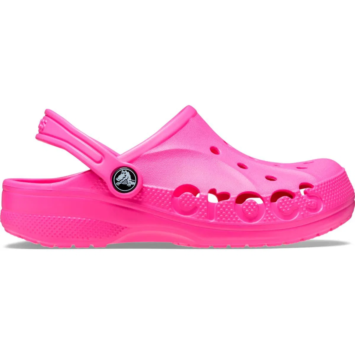 Детские сабо для девочек с вентиляцией Baya Clog Crocs, Electric Pink