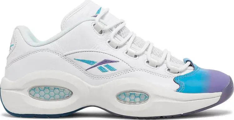 

Кроссовки question low 'glitch' Reebok, белый