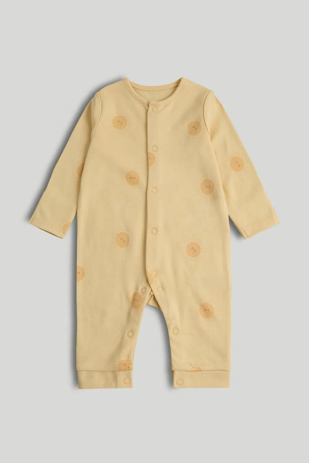 Комплект из 3 боди-комбинезонов без стоп, Mothercare, светло-желтый