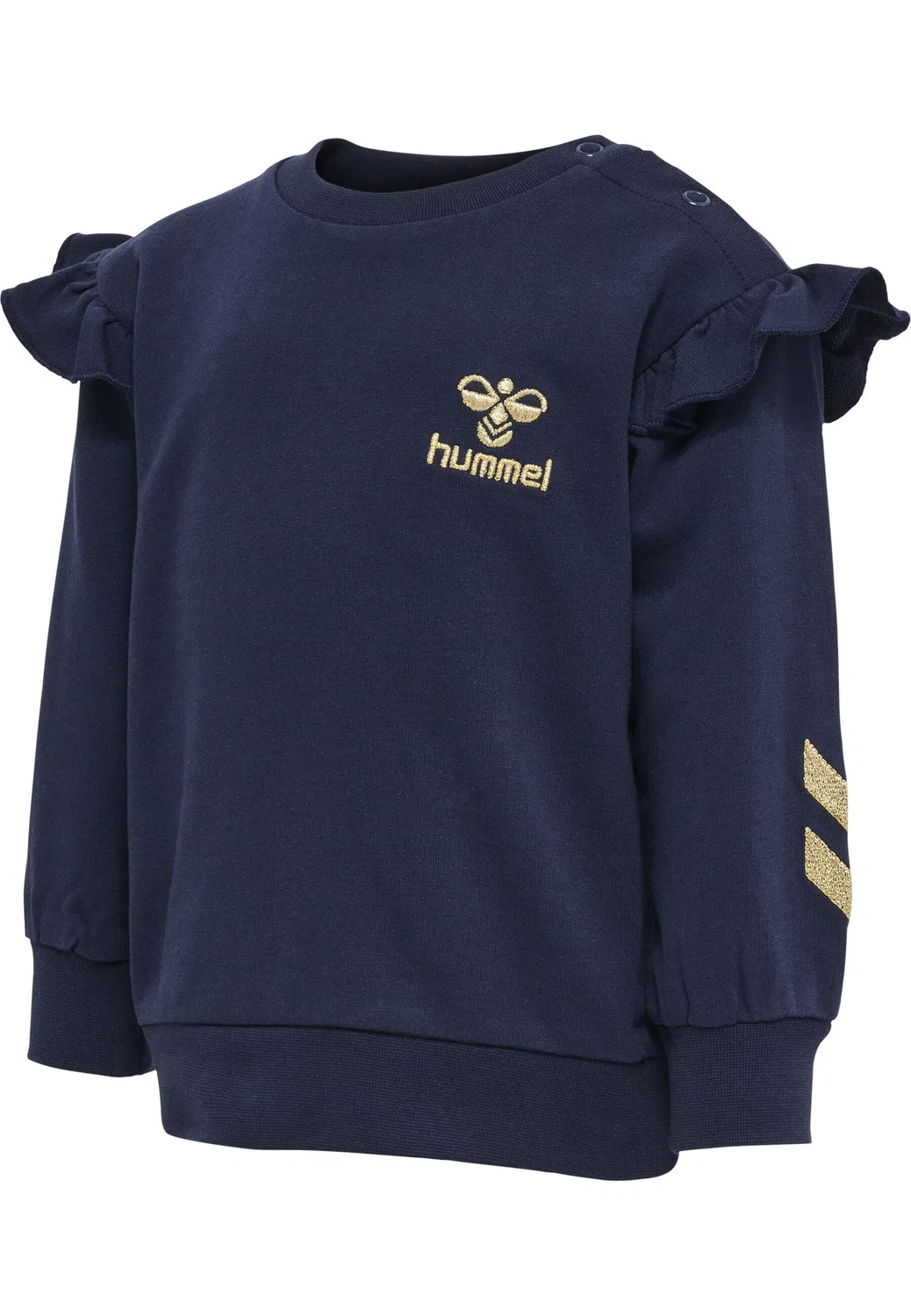 Детский свитшот с воланами Hmlsigne Lifestyle Hummel, Dark Blue — фото 4