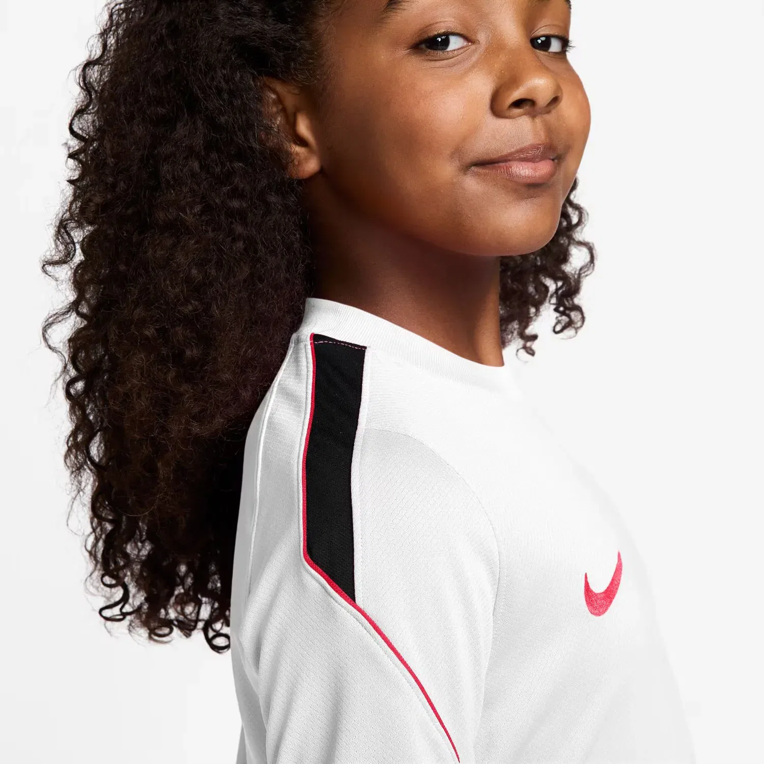 Детская футболка Dri-FIT Strike Nike, Blanco — фото 3