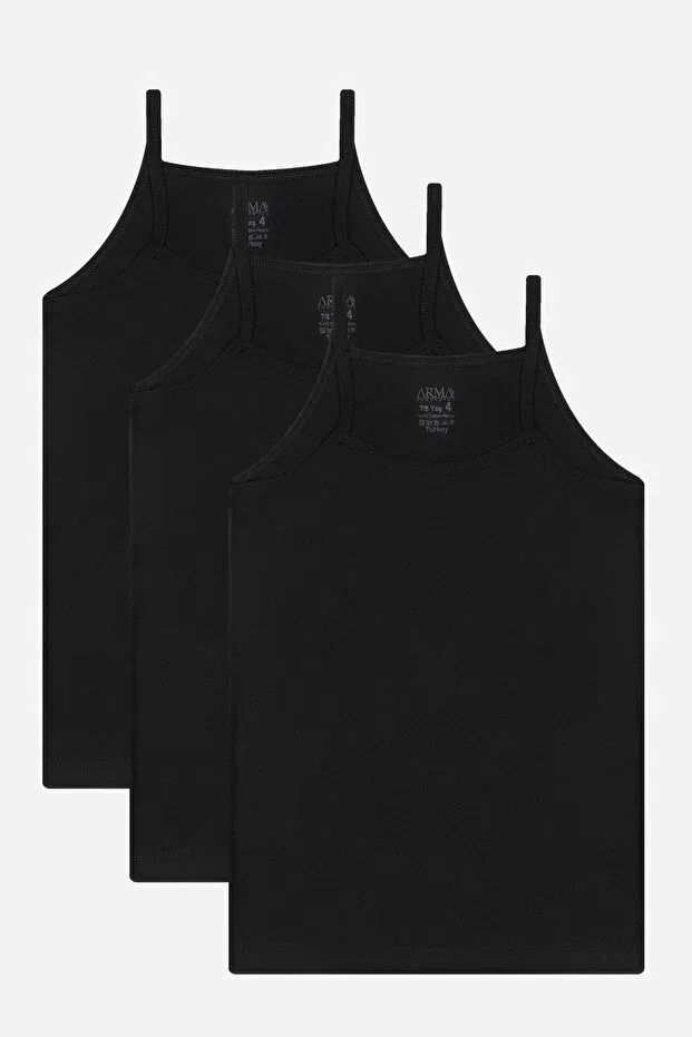 Детское для девочек хлопковое комплект маек X Modal, Black