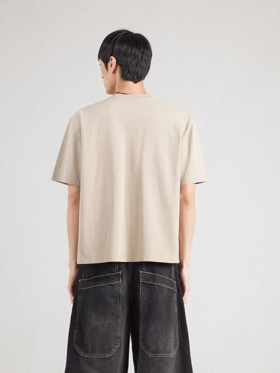 Футболка LEVI'S WORKWEAR светло-бежевого цвета — фото 4