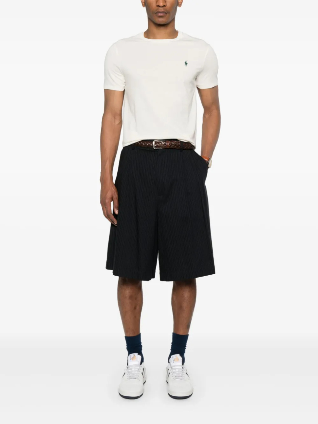 Футболка с вышивкой Polo Pony Polo Ralph Lauren, нейтральный — фото 2