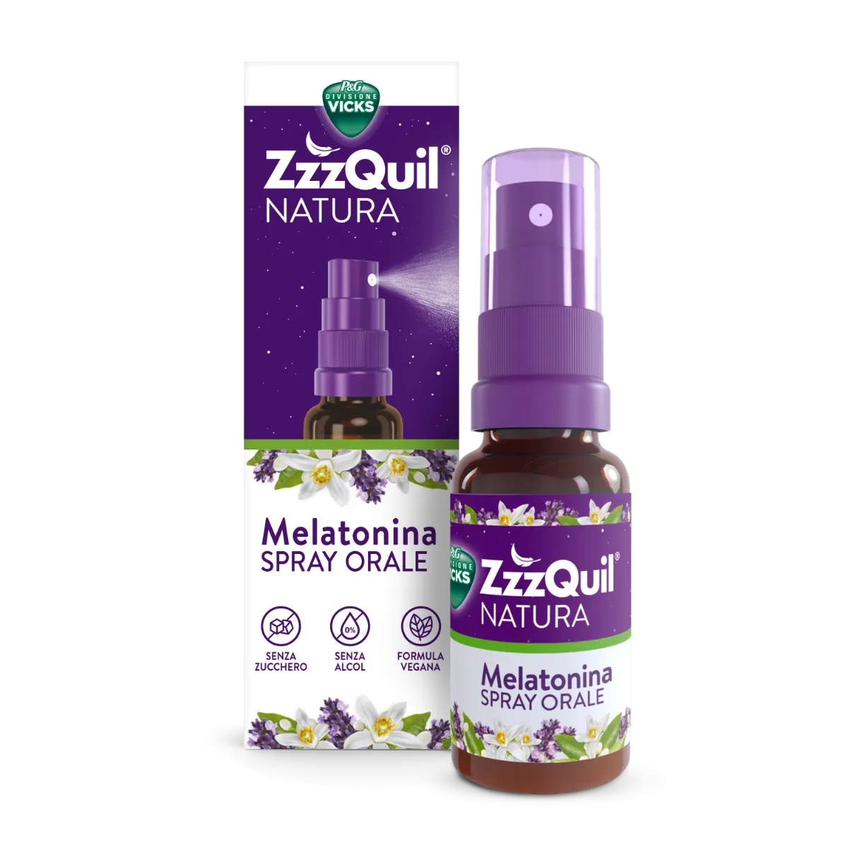 

Vicks Zzzquil Спрей 30 мл с мелатонином Vicks Zzzquil Natura