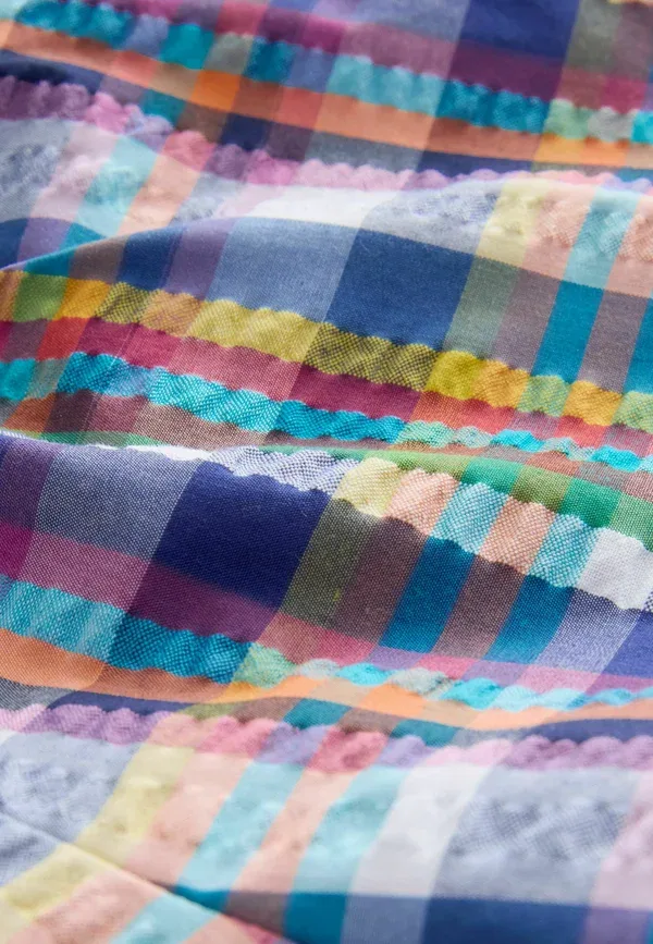 Шорты в клетку Regular fit pullon shorts Next, multicoloured check, мультиколор — фото 3