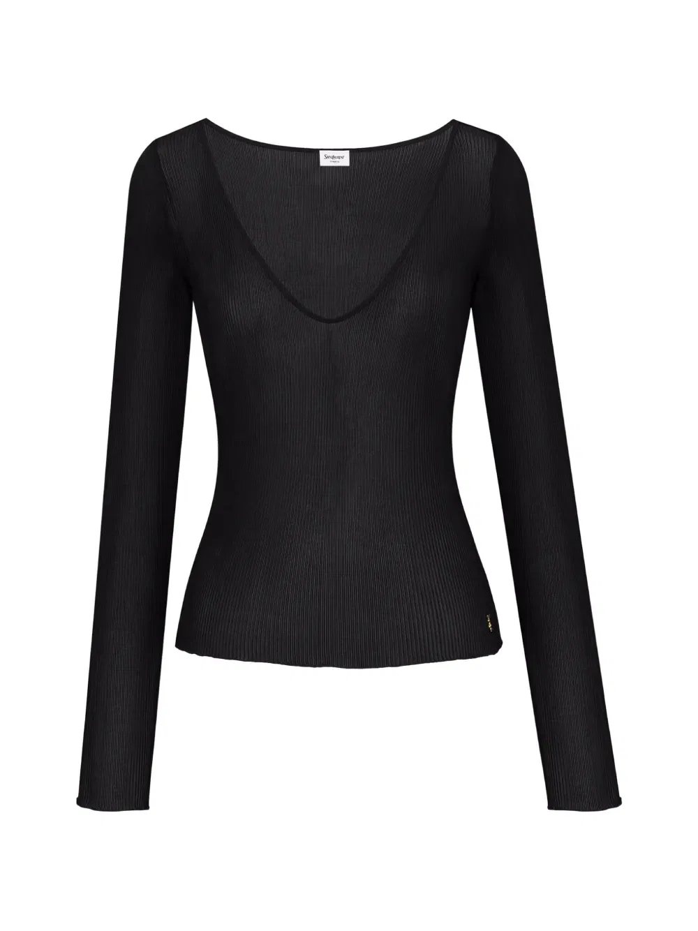 Футболка трикотажная Cassandre Saint Laurent, черный