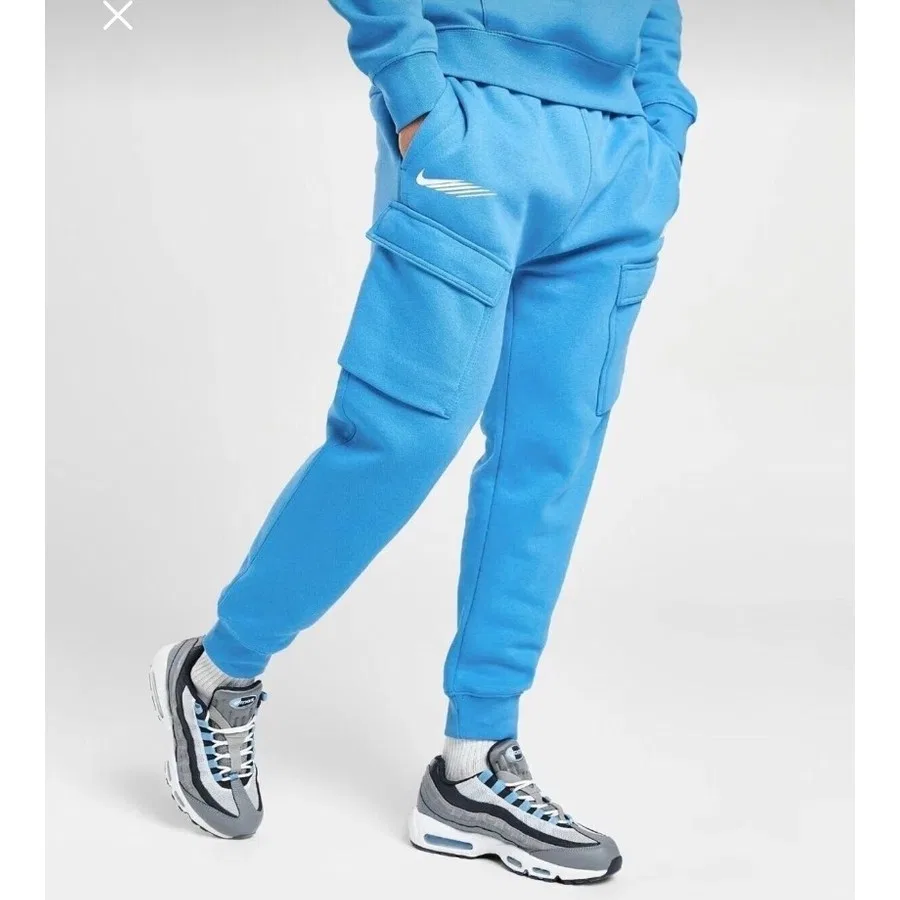 Спортивные штаны Nike Sportswear Standard Issue Fleece Cargo, Синий